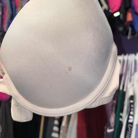 32A beige simple bra - Picture 3 of 4